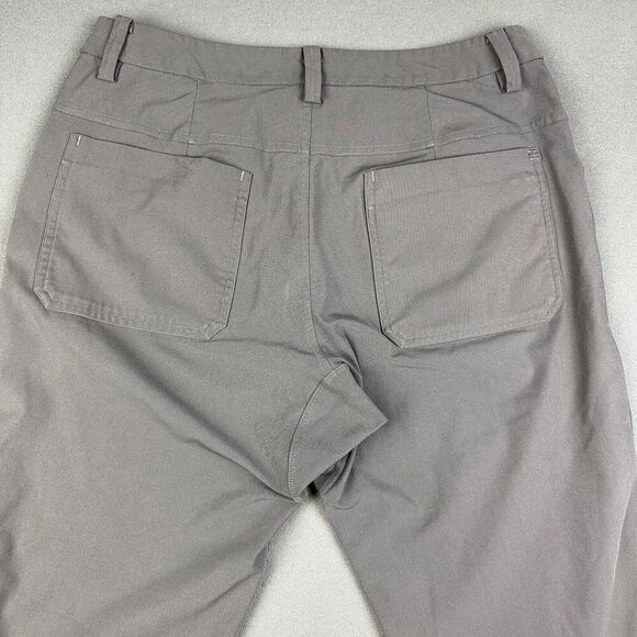 Lululemon ABC Pants Mens 32 Gray Active Chinos Golf Preppy Pockets Stretch READ* - Picture 7 of 16